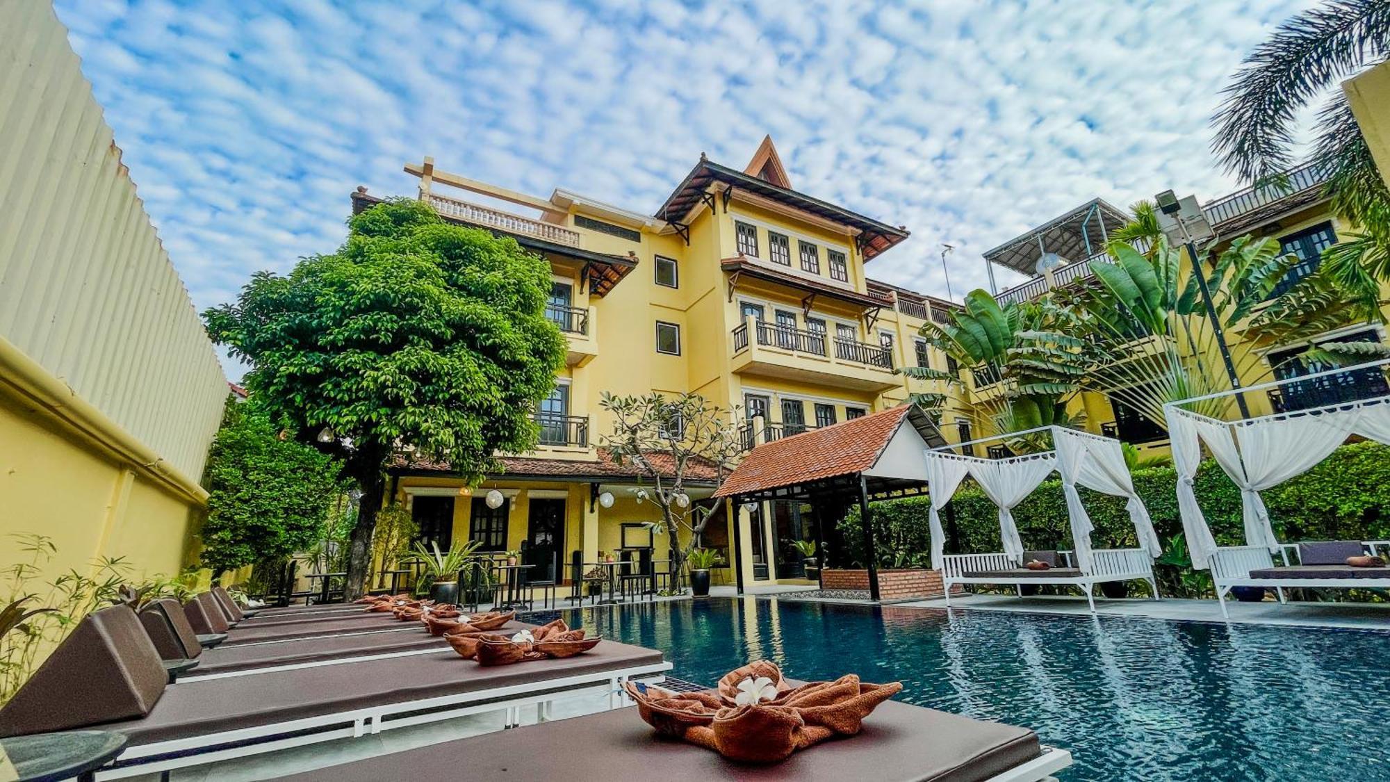 Villa Indochine D'Angkor Siem Reap Eksteriør billede