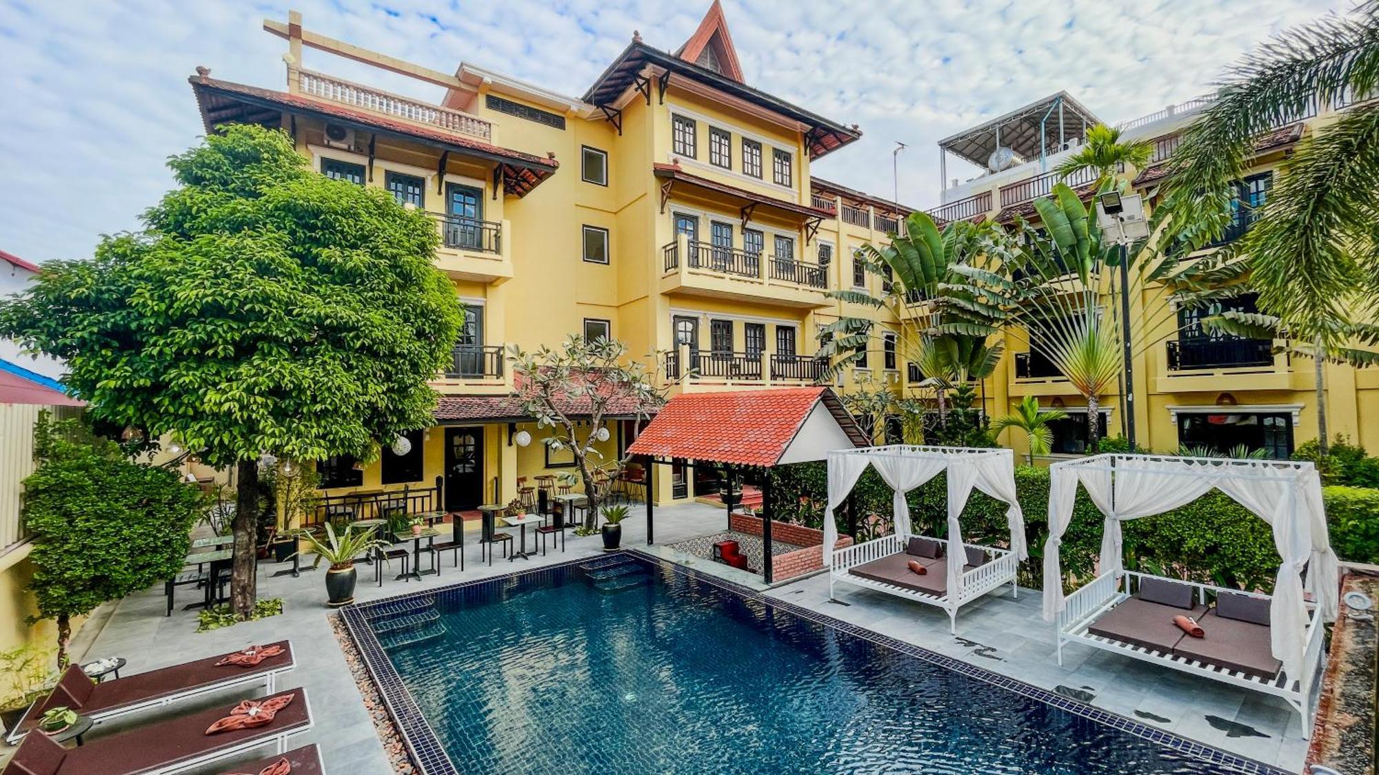 Villa Indochine D'Angkor Siem Reap Eksteriør billede