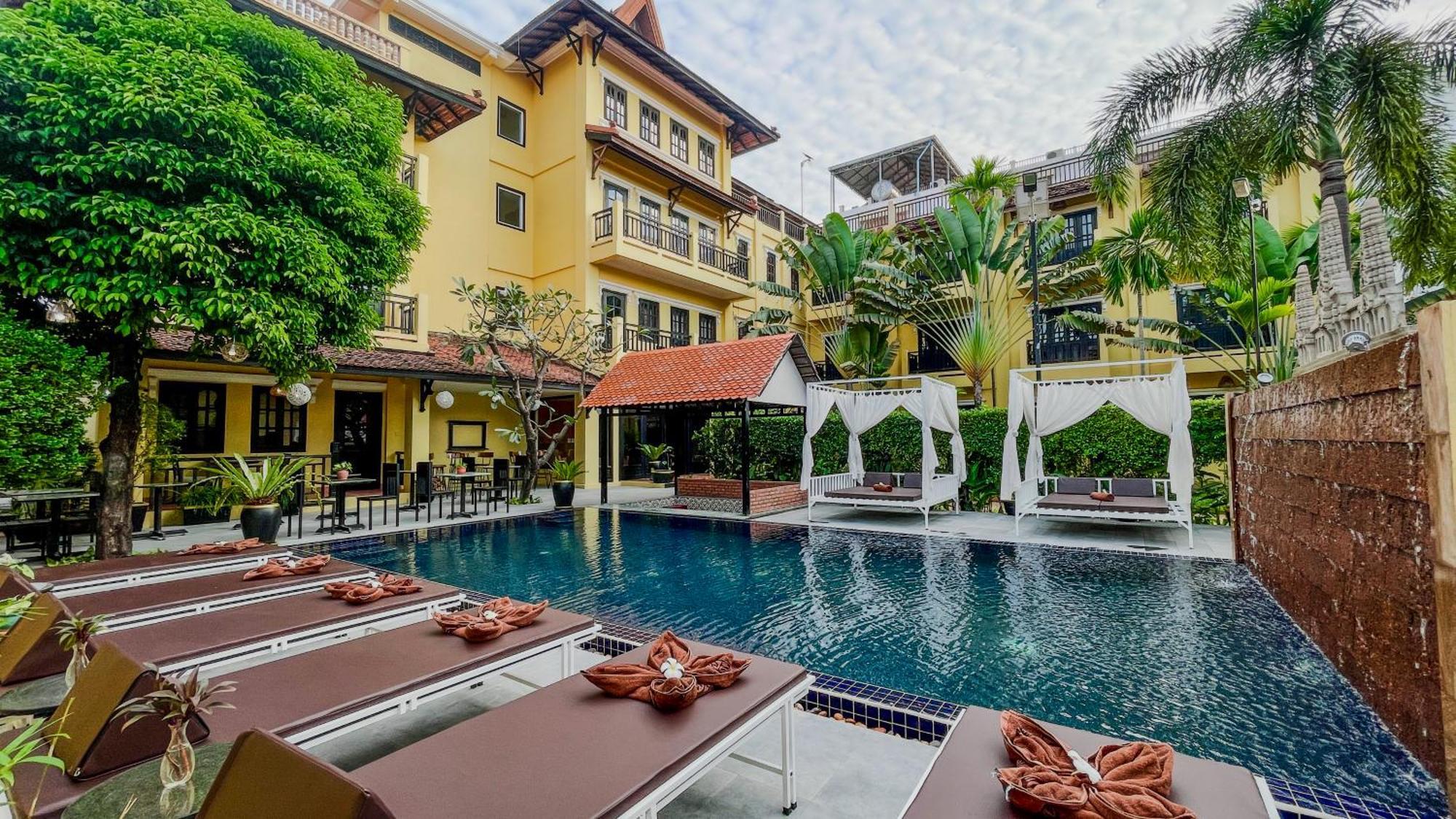 Villa Indochine D'Angkor Siem Reap Eksteriør billede
